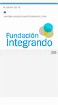 Mobile Screenshot of fundacionintegrando.com